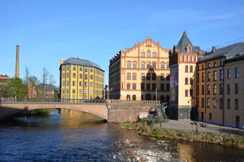 Die Industrielandschaft in Norrk&ouml;ping